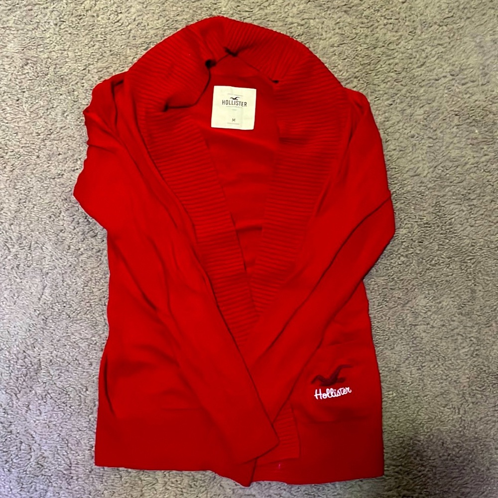Hollister cardigan size medium